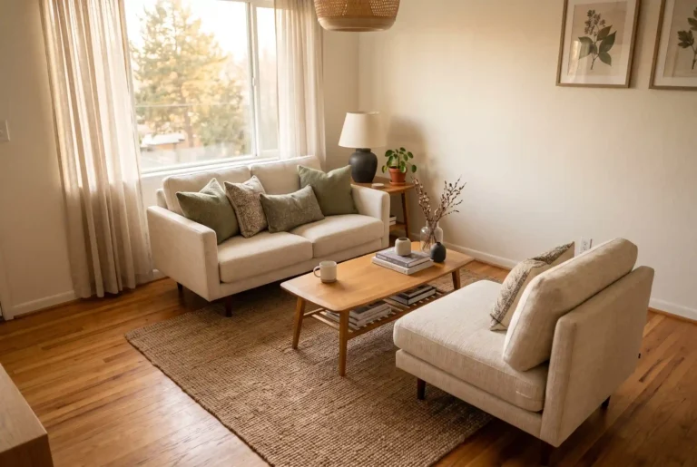 How to Arrange Furniture in a Small Living Room (5 Layouts)