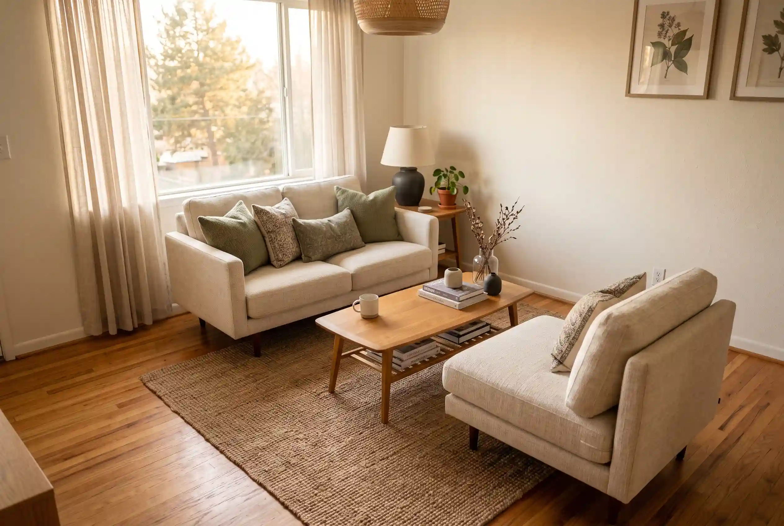 How to Arrange Furniture in a Small Living Room (5 Layouts)